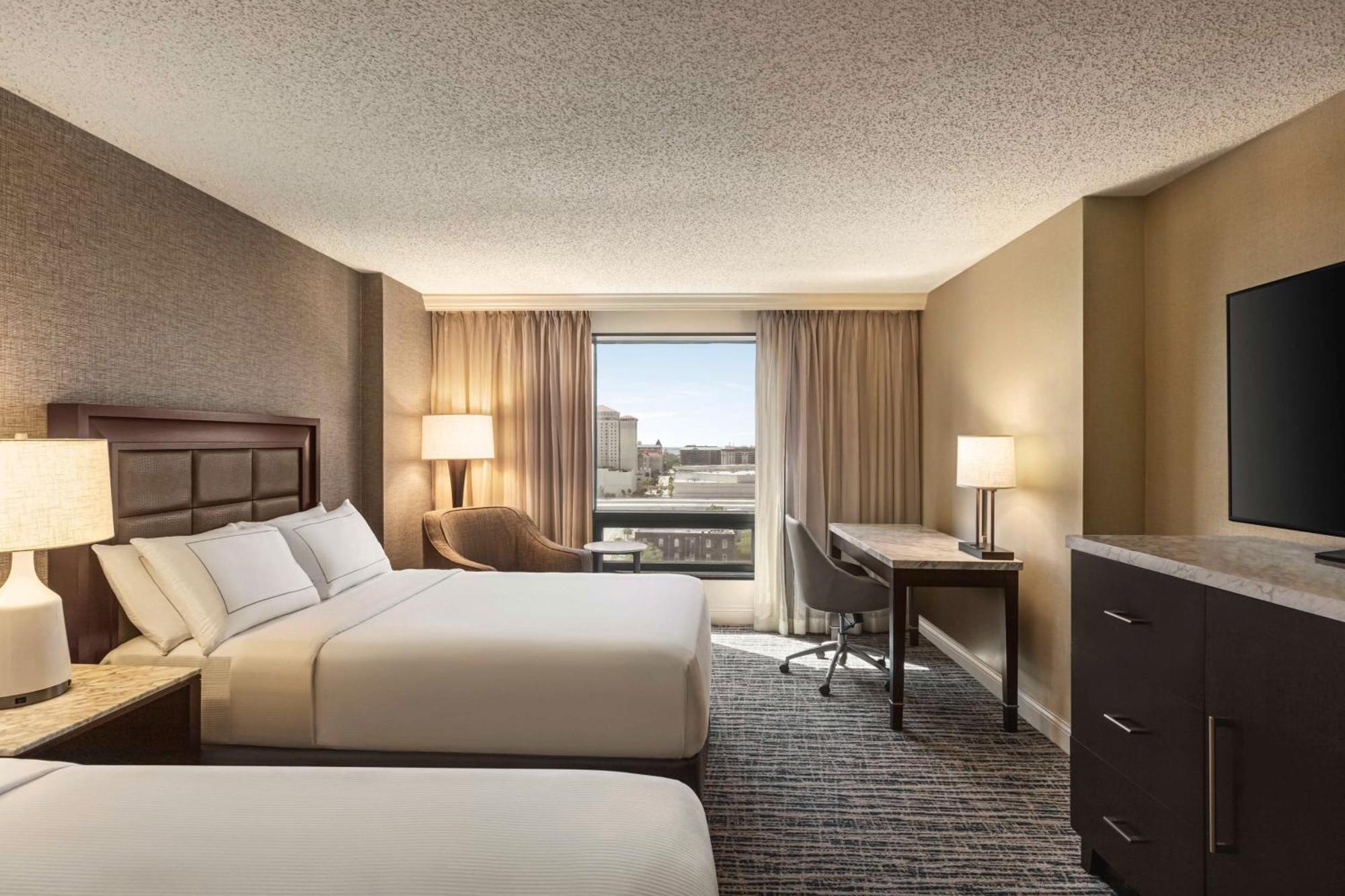 Standard Room Two Double Beds Pool View